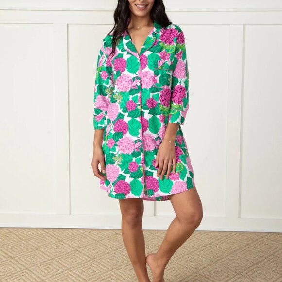 Printfresh Other - Printfresh Green and Pink Floral Shirt